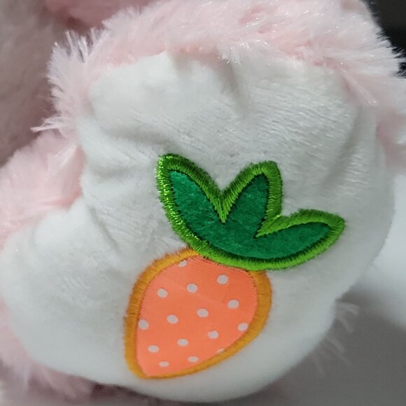 Kellytoy Easter Bunny 13 inch Plush Pink Rabbit Carrot Spring Stuffed Animal Toy - Picture 5 of 6